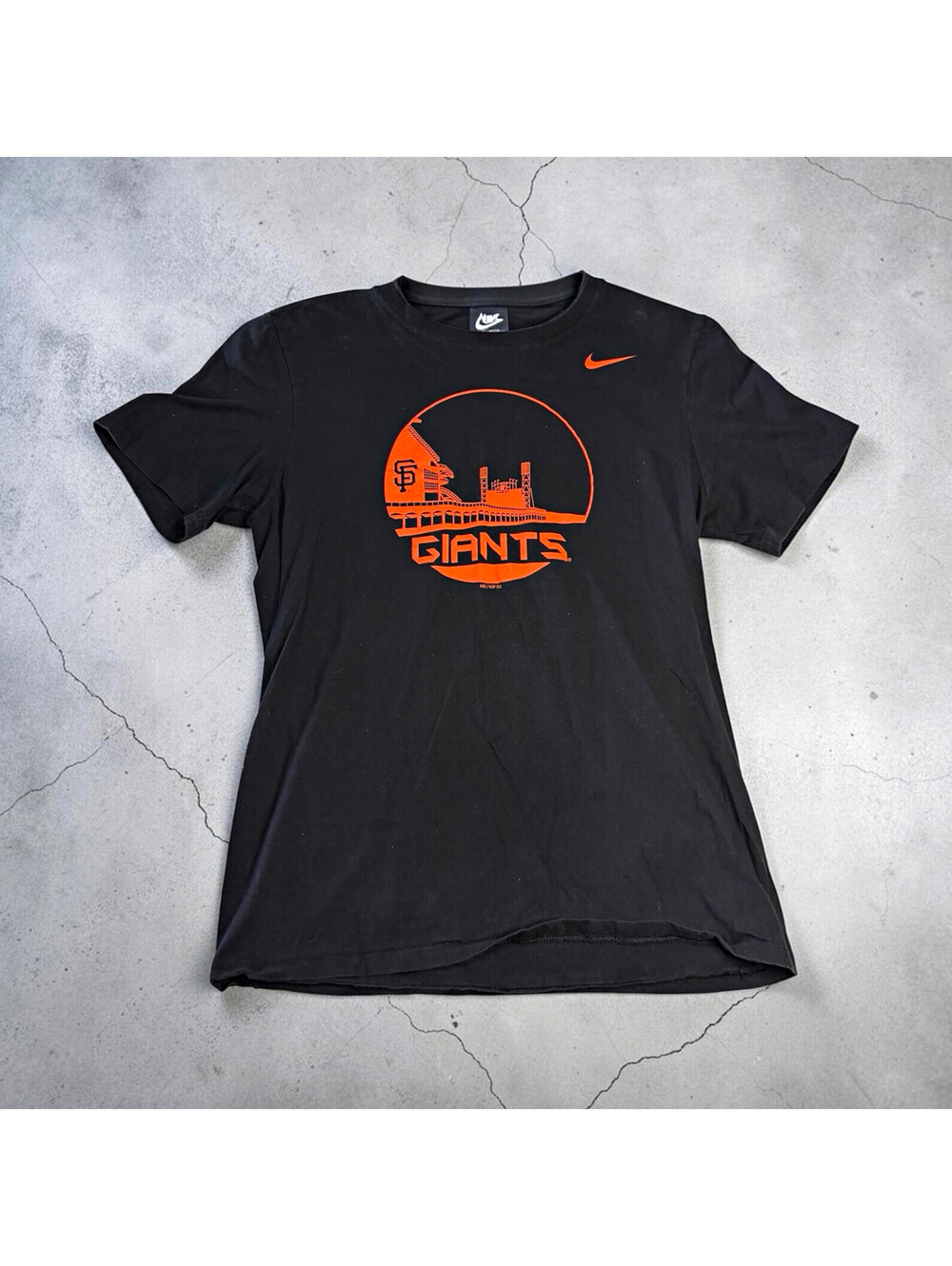 Nike San Francisco Giants MLB Graphic T-Shirt Black/Orange Men's Size M